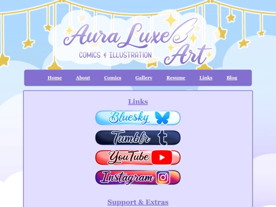 links screenshot