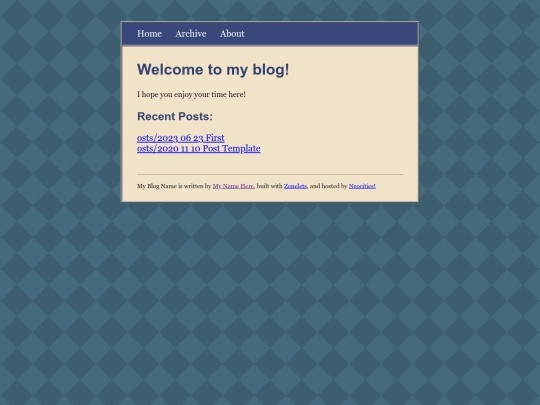 blog screenshot