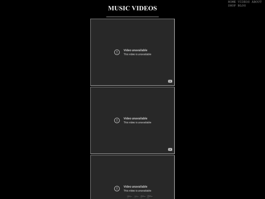 videos screenshot