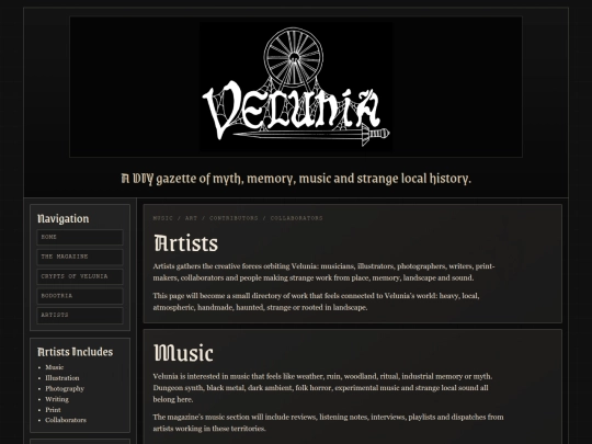 artists screenshot