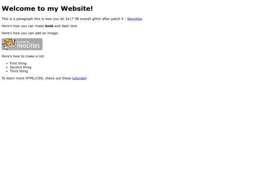 index screenshot