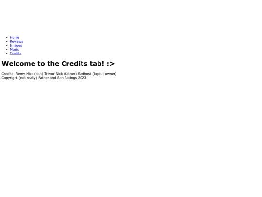 credits screenshot