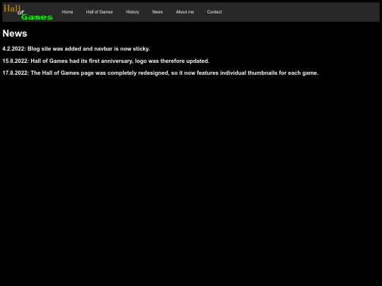 Sites/blog screenshot