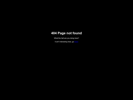 not_found screenshot
