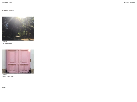 projects screenshot