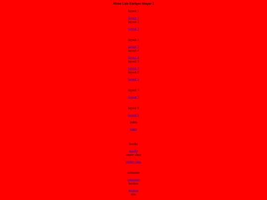 menu screenshot