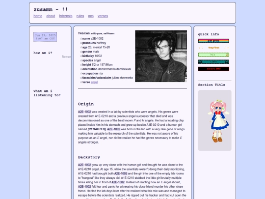 oc pages/angel screenshot