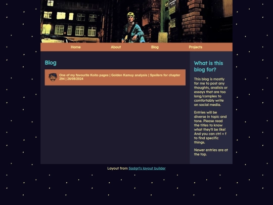 blog screenshot