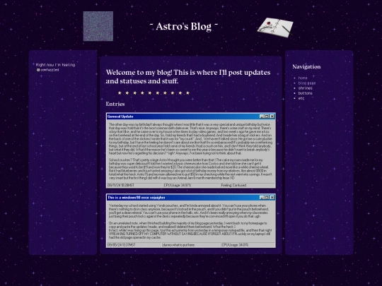 blog screenshot