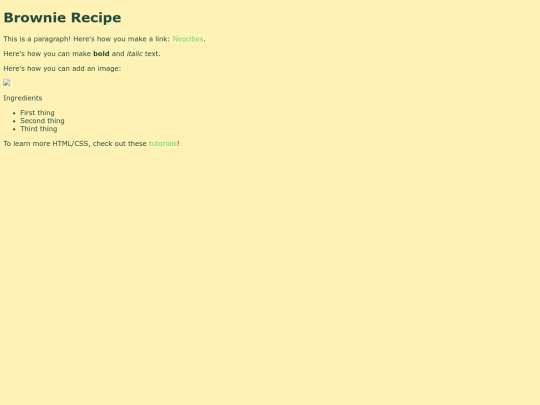 brownie screenshot