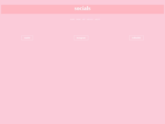 socials screenshot