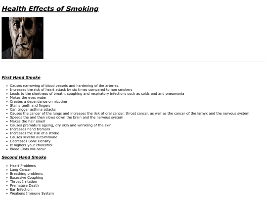 healtheffects screenshot
