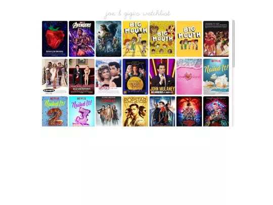 joelena/watchlist screenshot