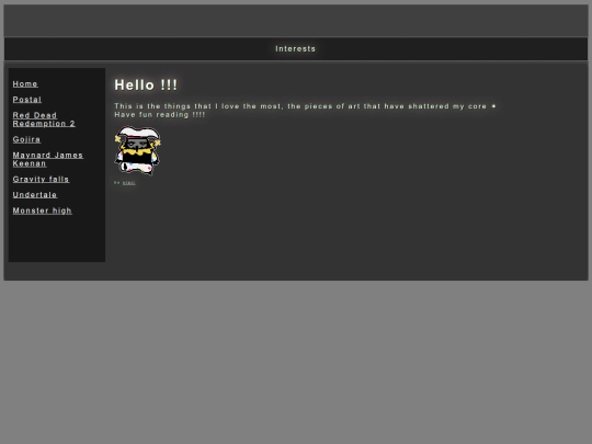 Interests/interests-home screenshot
