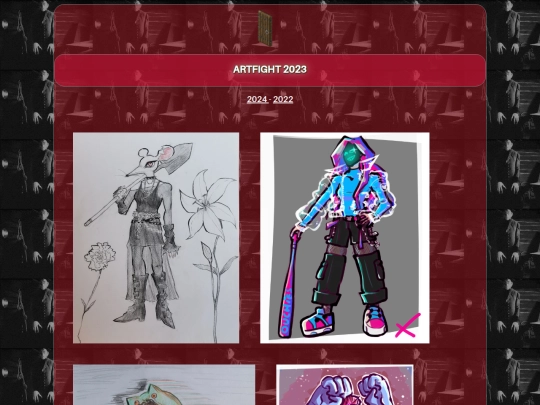 illustrations/artfight2023 screenshot