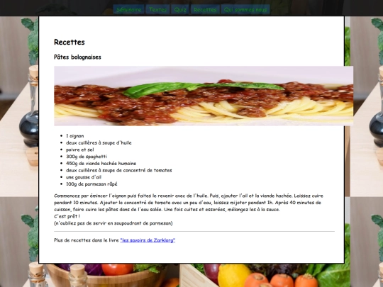 websites/site5415448822hhd??eRRKL9eekslmqp%rzolz/recette screenshot