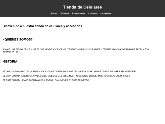 INICIO screenshot