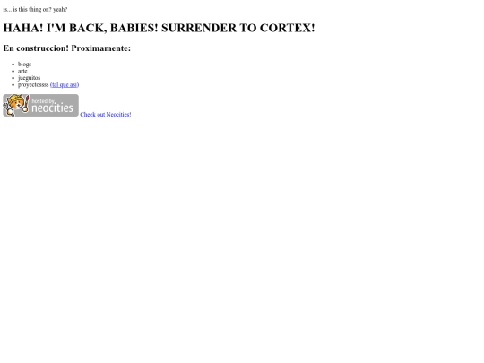 index screenshot