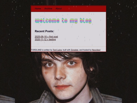 tordbloghome screenshot