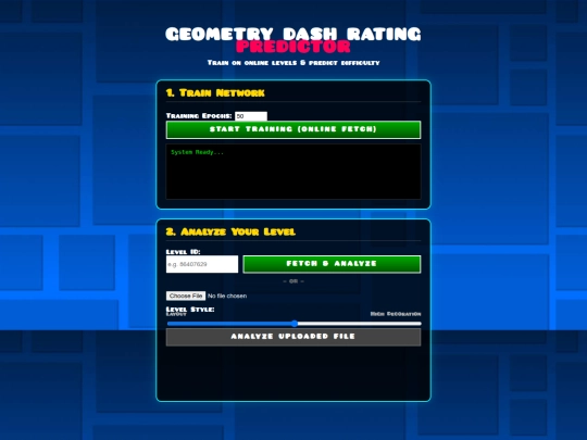 projects/gdpredictor screenshot