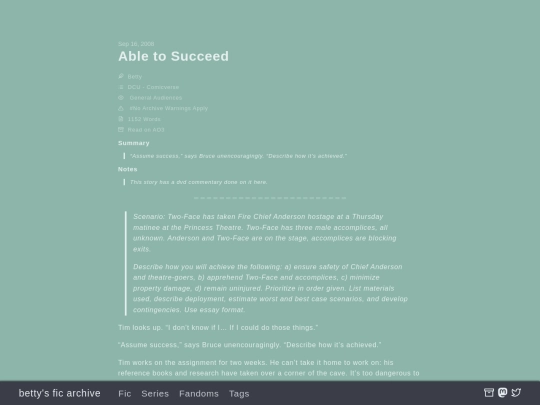 fic/153 screenshot