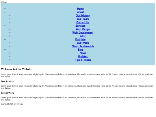 test screenshot
