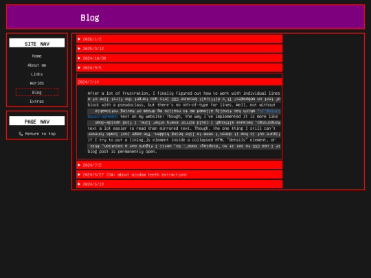 blog screenshot
