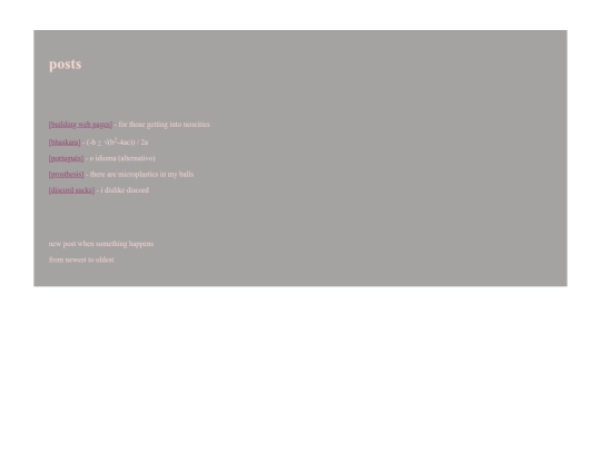 posts screenshot