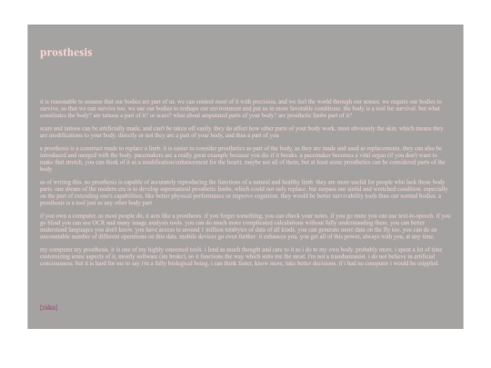 posts/prosthesis screenshot
