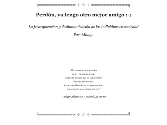 deshumanizacion screenshot