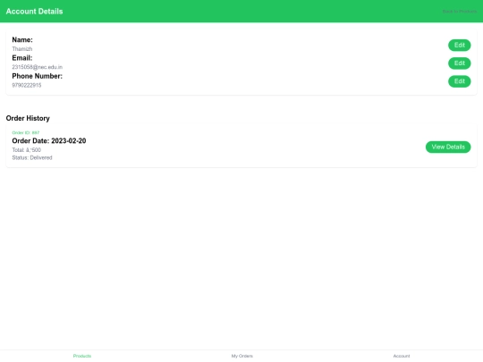 Hackthon/Account screenshot