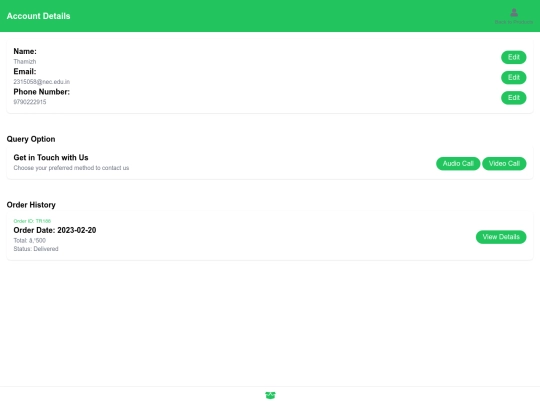 Hackthon/AccountQuery screenshot