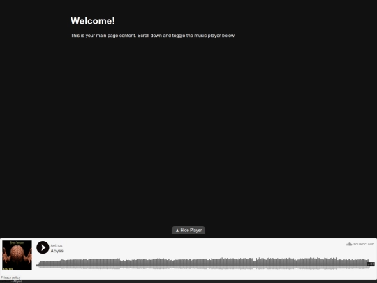 musicplayer screenshot