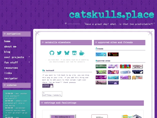 links screenshot
