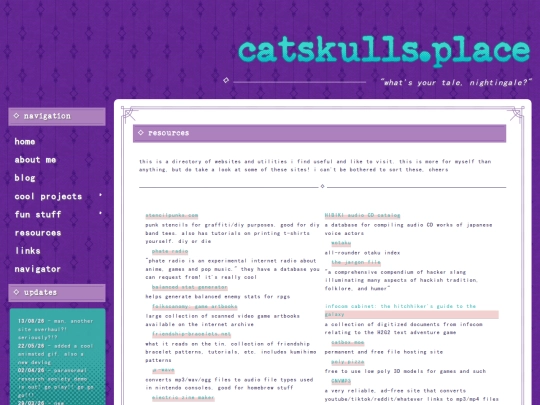 resources screenshot
