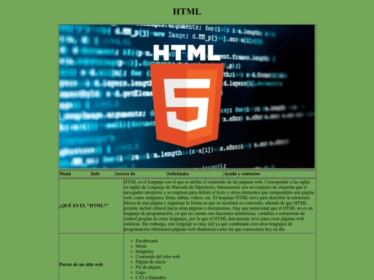 index screenshot