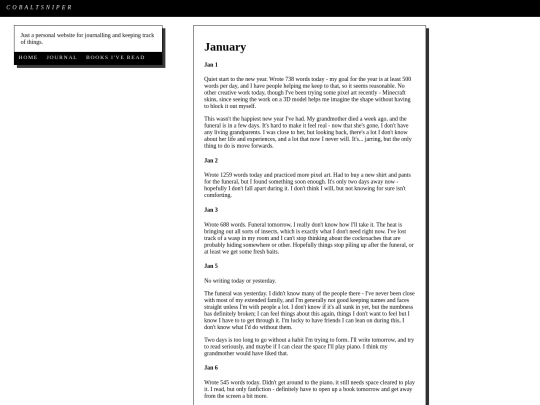 journal screenshot