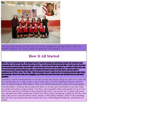 final project.html/page1 screenshot