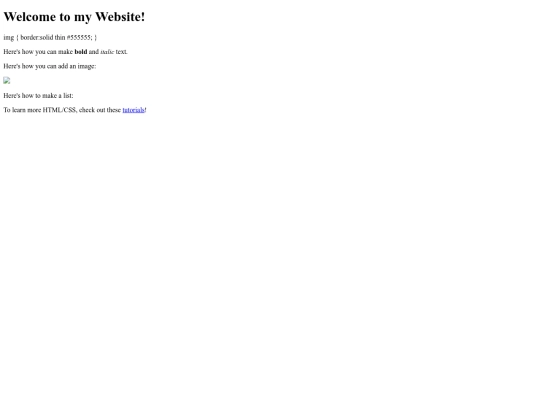 html/assignment screenshot