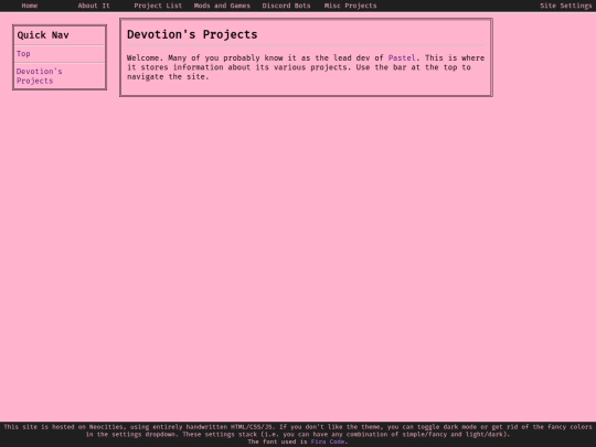 index screenshot