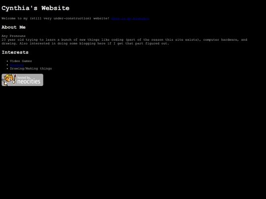 index screenshot