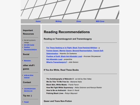 reading-recs screenshot