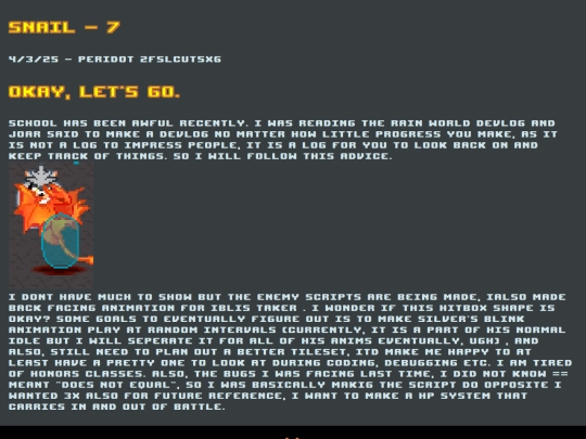 LOG7 screenshot
