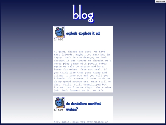 acht/blog screenshot