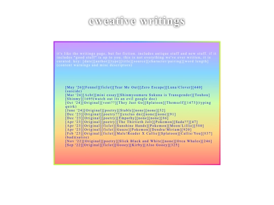 prometheus/writings/creativewriting screenshot