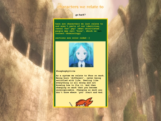 rehaul/chars screenshot