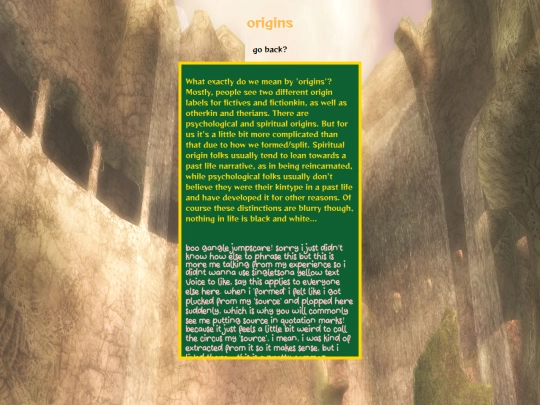 rehaul/origins screenshot