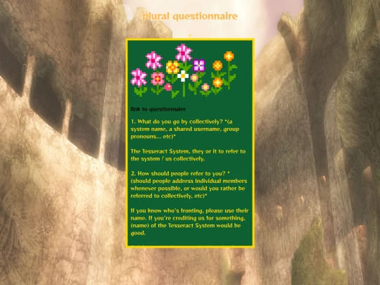 rehaul/questionnaire screenshot