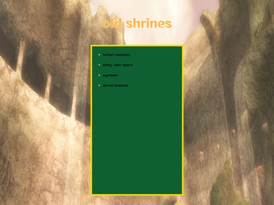 rehaul/shrines screenshot