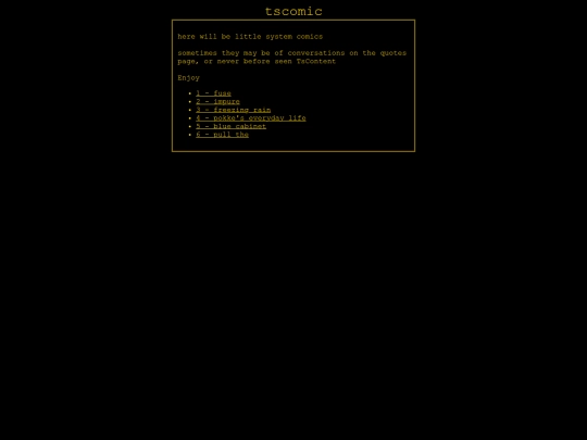 rehaul/tscomic/tscomic screenshot
